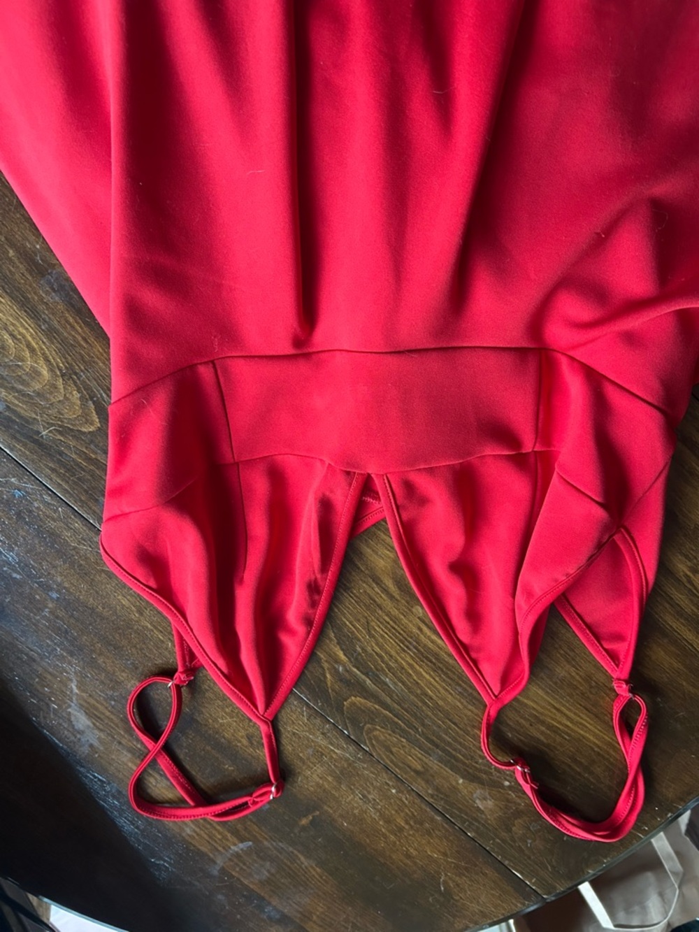 Red Spaghetti Strap Dress Top